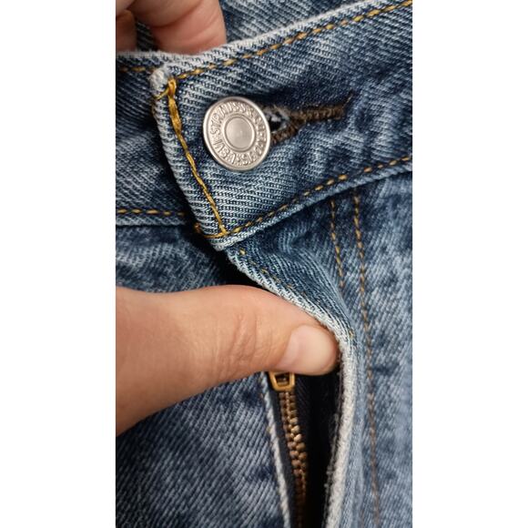 Rare Tag Levis 550 Mens Jeans 42W x 30L Denim relaxed fit Distressed - Picture 5 of 9